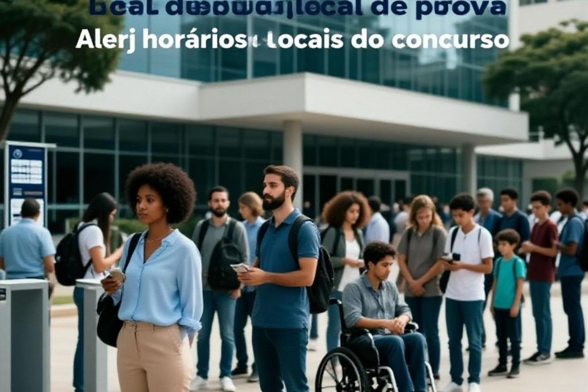 Local de prova Alerj horários e locais do concurso