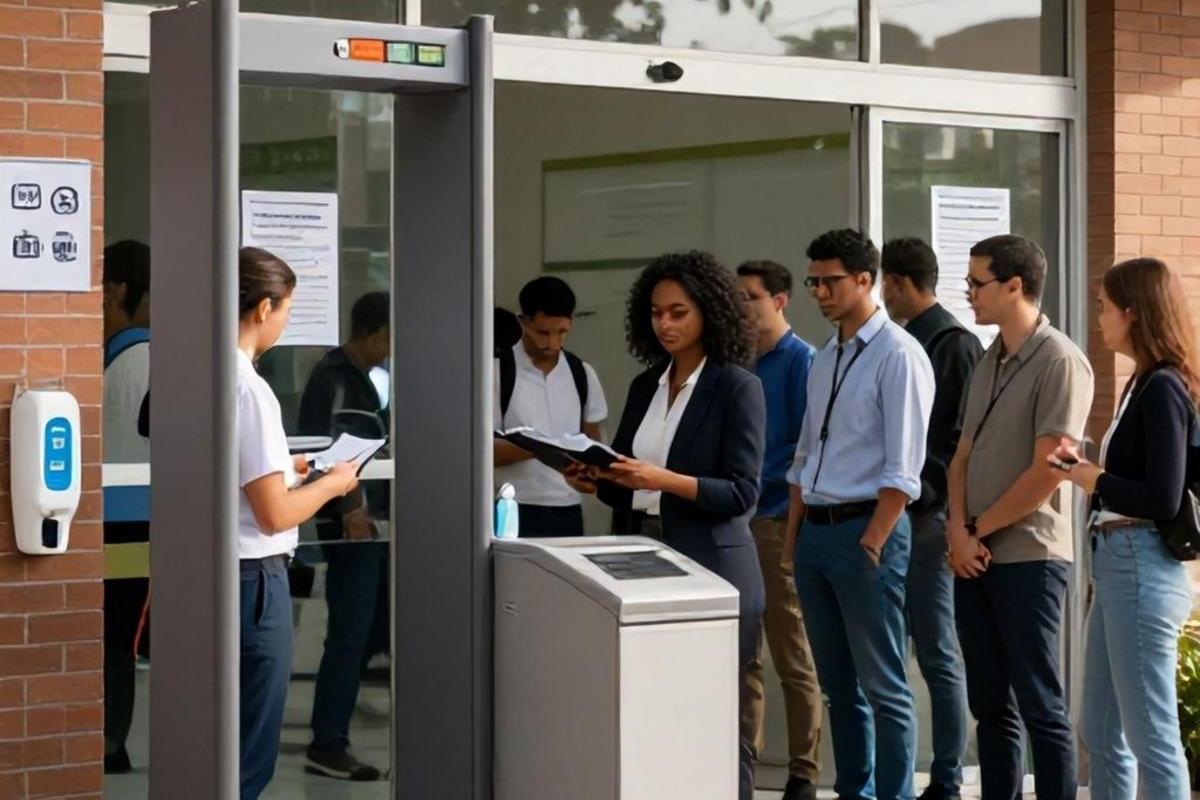 Regras básicas para entrada no local de prova