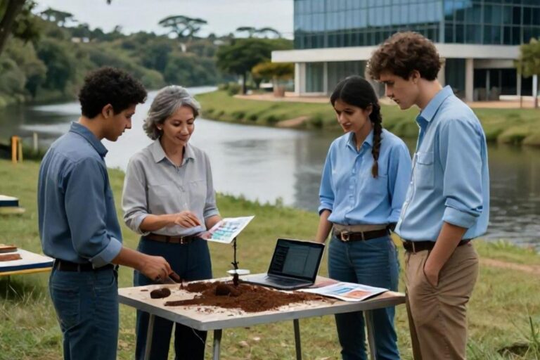 Concurso UFV Geotecnia: professor no Rio Paranaíba
