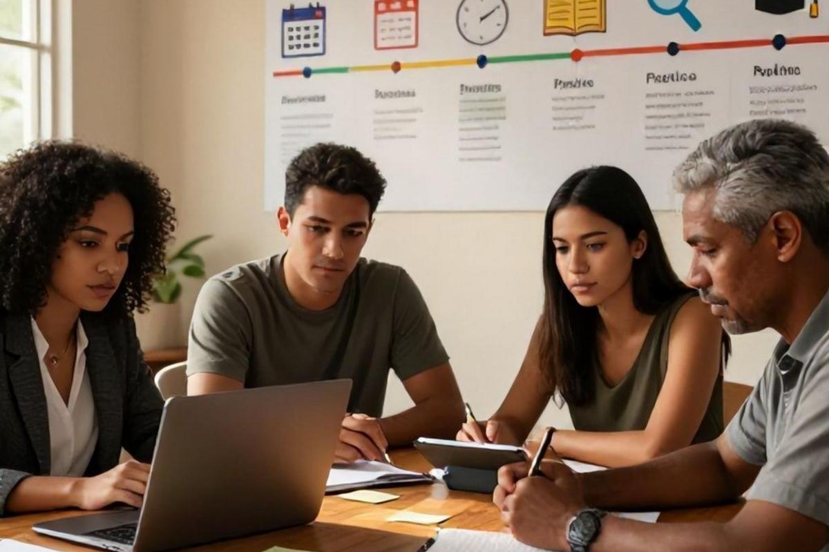 Cronograma e etapas do PSS