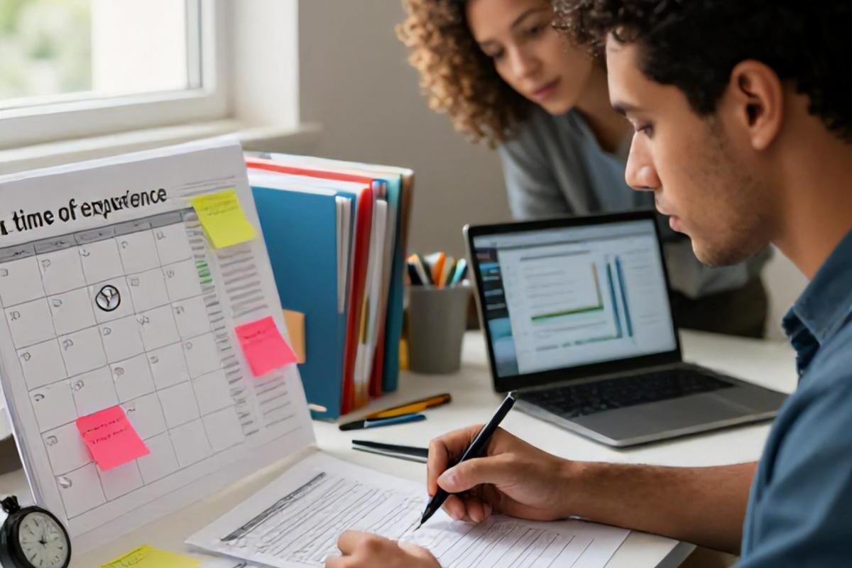 Como comprovar o tempo de experiência no processo
